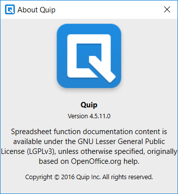 quip 4.5.11.0
