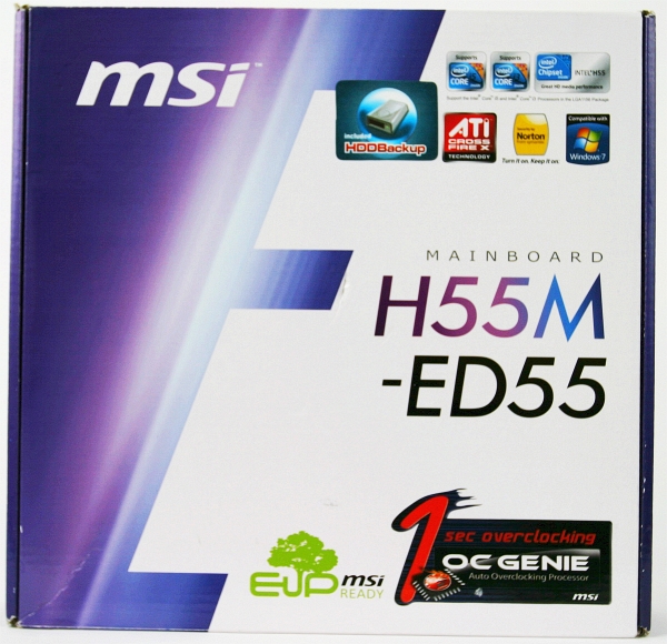 MSI H55M-ED55 box MSI H55M-ED55 box