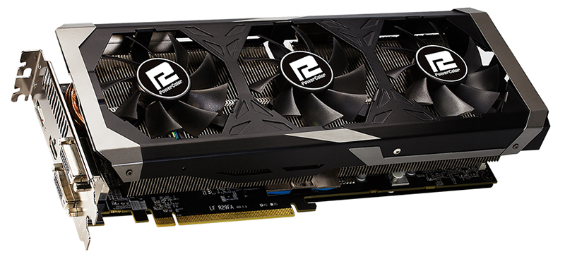 PowerColor PCS R9 390 front 1