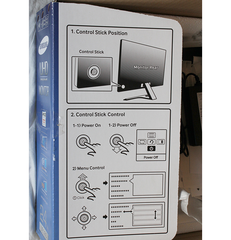 samsung UE24E590D control stick box