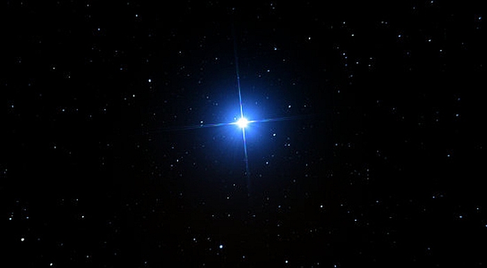 vega star through hubble