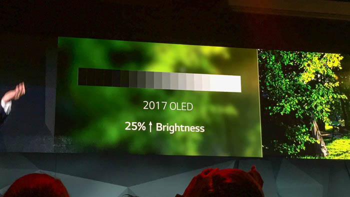 lg 2017 oled series brightness