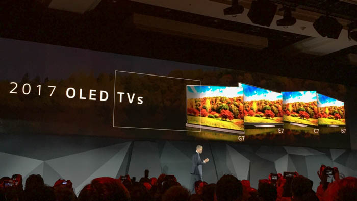 lg 2017 oled tv lineup