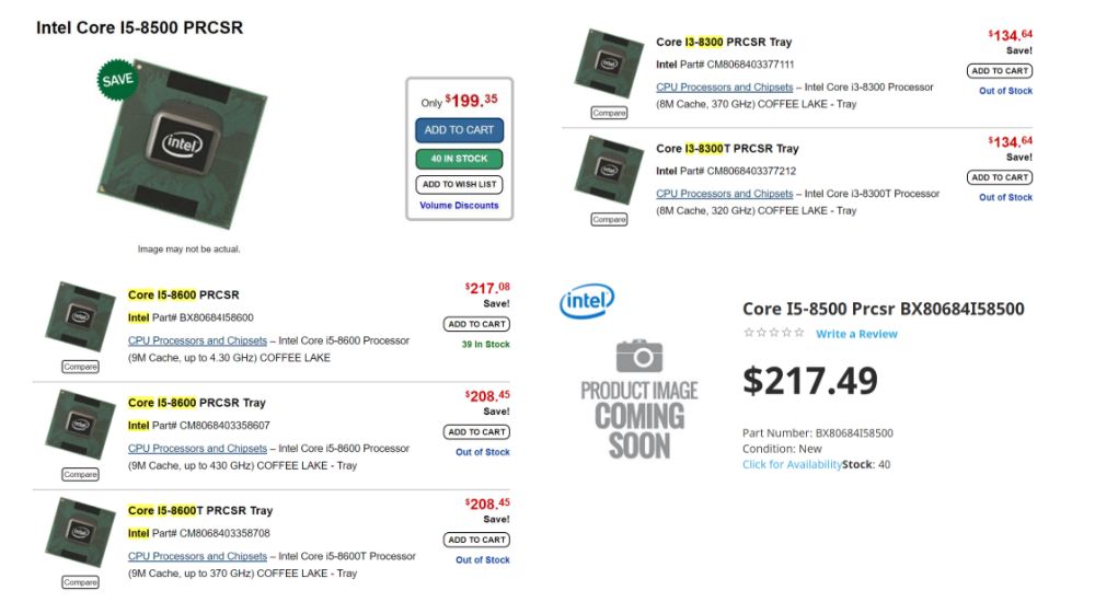 intel 8thgennewSKUs 1