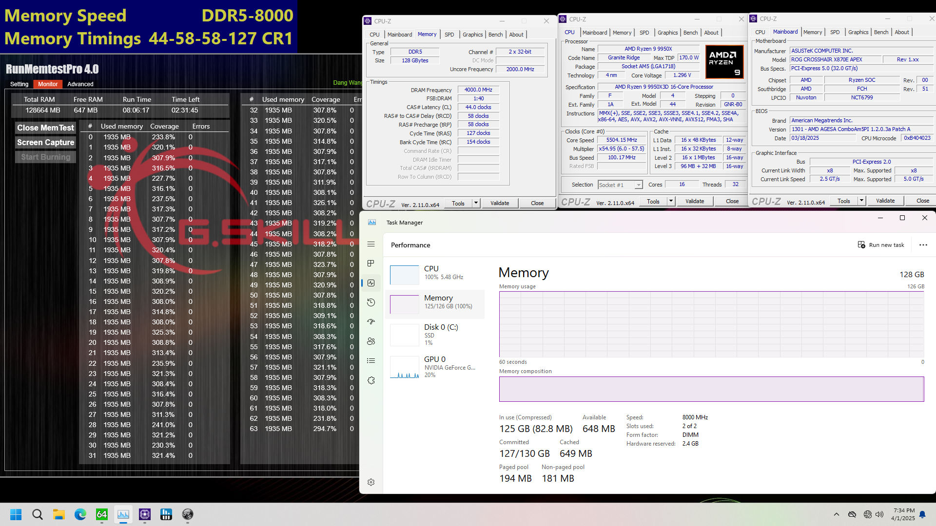 gskill ddr58000128gb 3