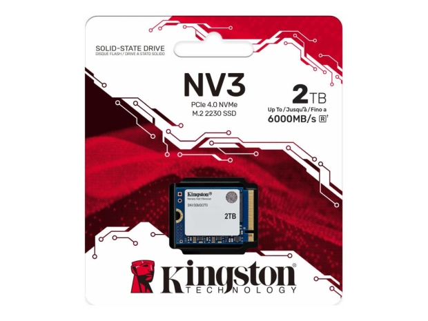 Kingston adds M.2 2230 form-factor to the NV3 PCIe 4.0 NVMe SSD lineup