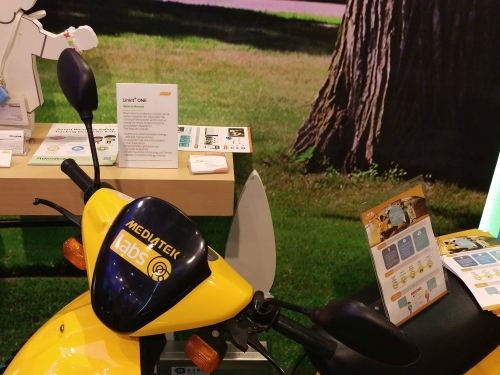 MediaTek's Internet of Things scooter