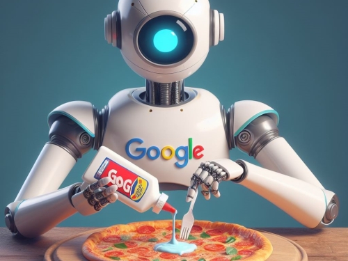 Google's AI suggests putting glue on pizza