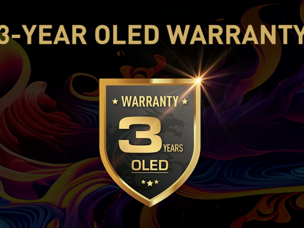 MSI announces 3-year burn-in OLED warranty