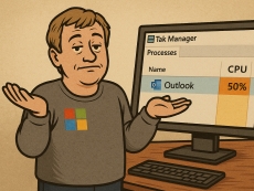 Classic Outlook gobbles CPU