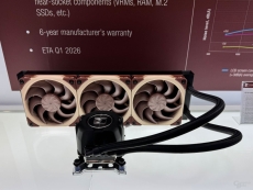 Noctua shows its upcoming AIO CPU liquid cooler at Computex 2025